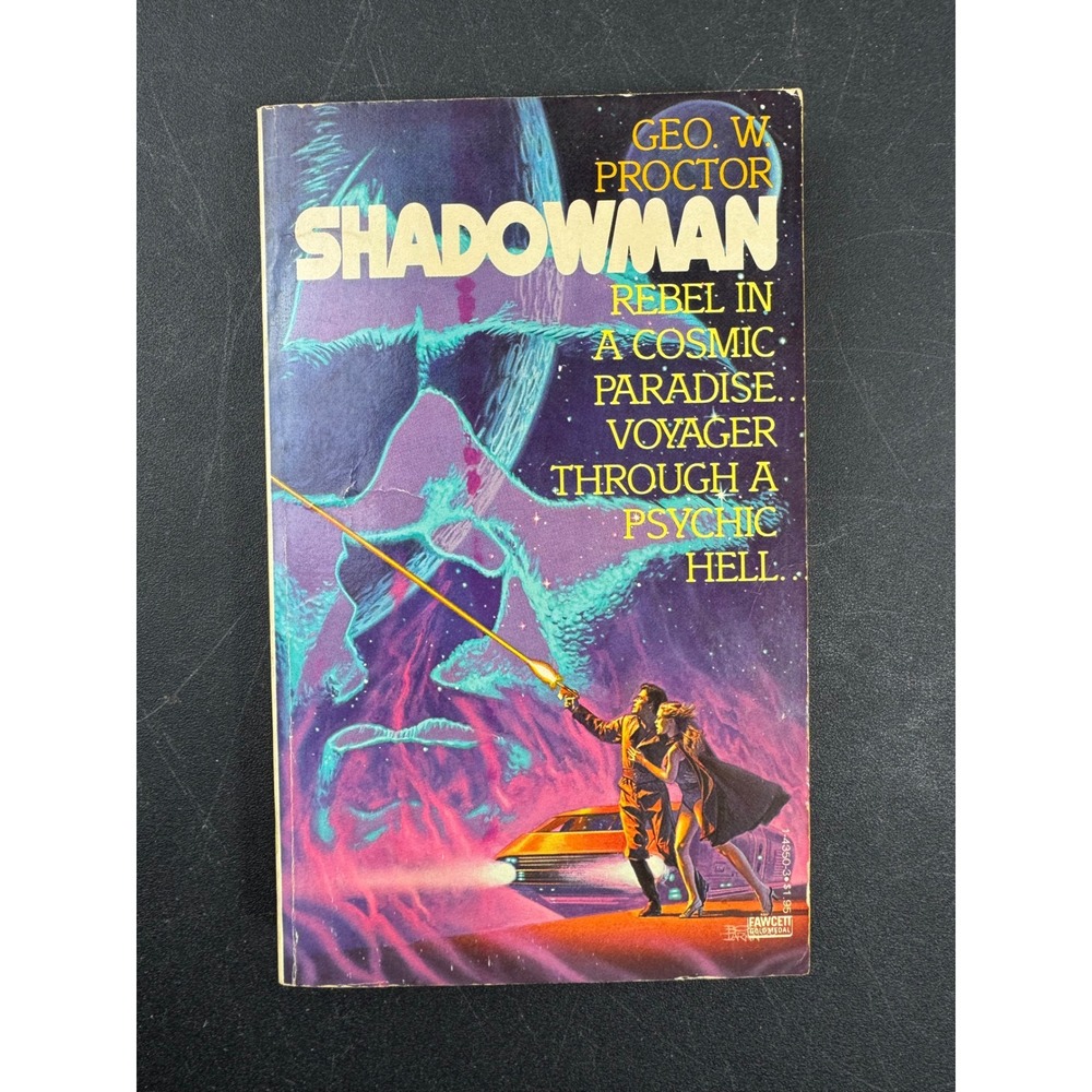 Shadowman by Geo W Proctor 1980 Paperback Sci Fi Space Opera